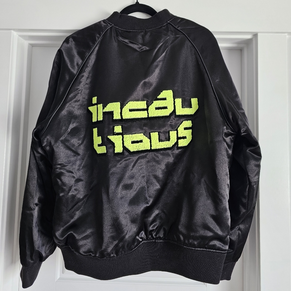 Black Zara Bomber Jacket